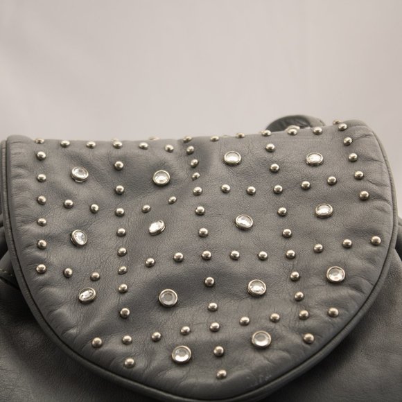 L. J. Simone New York Grey Leather Purse Bag - Picture 7 of 7
